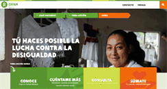 Desktop Screenshot of oxfammexico.org