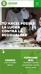 Mobile Screenshot of oxfammexico.org